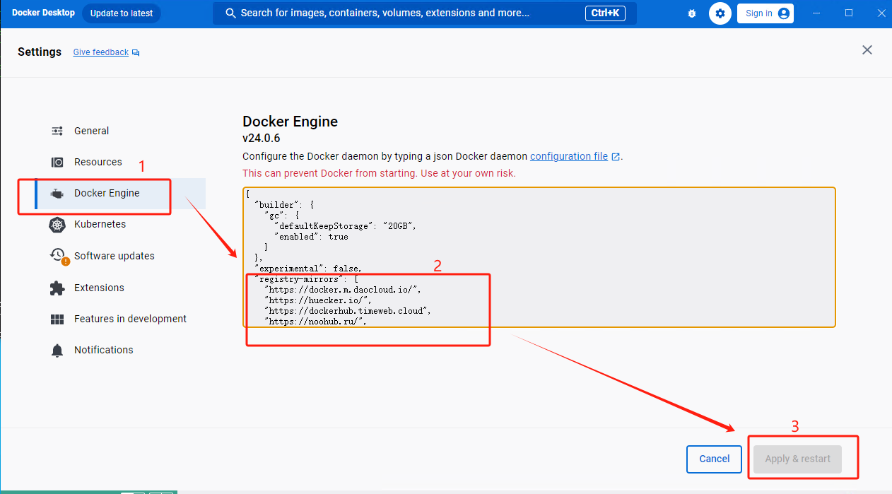 Docker拉取报错:Error response from daemon: Get "https://registry-1.docker.io/v2/": net/http: request can_docker_02